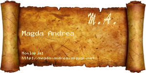Magda Andrea névjegykártya